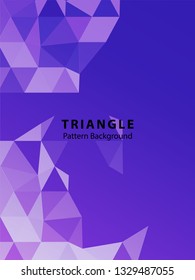 Abstract Triangle Background. Modern Wallpaper. Vector illustration - Vector