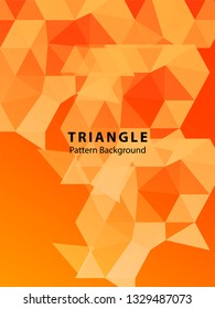 Abstract Triangle Background. Modern Wallpaper. Vector illustration - Vector