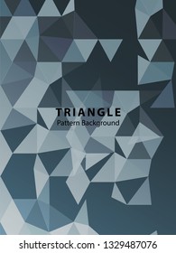 Abstract Triangle Background. Modern Wallpaper. Vector illustration - Vector