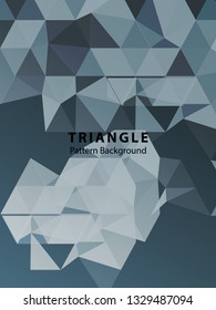 Abstract Triangle Background. Modern Wallpaper. Vector illustration - Vector