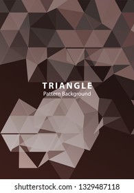 Abstract Triangle Background. Modern Wallpaper. Vector illustration - Vector