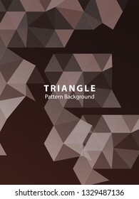 Abstract Triangle Background. Modern Wallpaper. Vector illustration - Vector