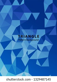 Abstract Triangle Background. Modern Wallpaper. Vector illustration - Vector