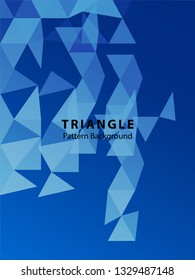 Abstract Triangle Background. Modern Wallpaper. Vector illustration - Vector