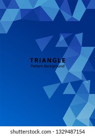 Abstract Triangle Background. Modern Wallpaper. Vector illustration - Vector