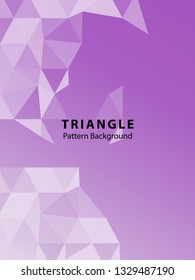Abstract Triangle Background. Modern Wallpaper. Vector illustration - Vector