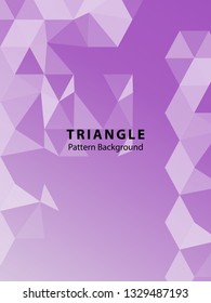 Abstract Triangle Background. Modern Wallpaper. Vector illustration - Vector