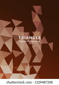 Abstract Triangle Background. Modern Wallpaper. Vector illustration - Vector