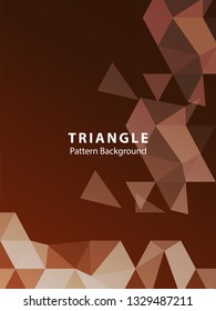 Abstract Triangle Background. Modern Wallpaper. Vector illustration - Vector
