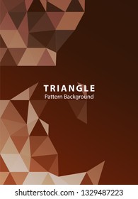 Abstract Triangle Background. Modern Wallpaper. Vector illustration - Vector