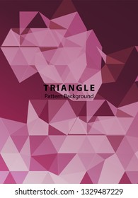 Abstract Triangle Background. Modern Wallpaper. Vector illustration - Vector