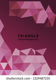 Abstract Triangle Background. Modern Wallpaper. Vector illustration - Vector