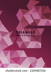 Abstract Triangle Background. Modern Wallpaper. Vector illustration - Vector