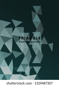 Abstract Triangle Background. Modern Wallpaper. Vector illustration - Vector
