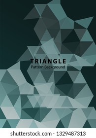 Abstract Triangle Background. Modern Wallpaper. Vector illustration - Vector