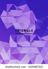 Abstract Triangle Background. Modern Wallpaper. Vector illustration - Vector