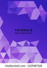Abstract Triangle Background. Modern Wallpaper. Vector illustration - Vector