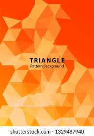 Abstract Triangle Background. Modern Wallpaper. Vector illustration - Vector