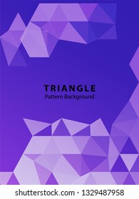 Abstract Triangle Background. Modern Wallpaper. Vector illustration - Vector