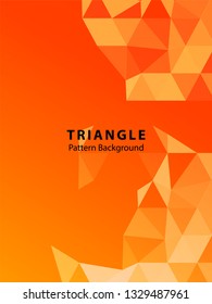 Abstract Triangle Background. Modern Wallpaper. Vector illustration - Vector