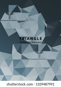 Abstract Triangle Background. Modern Wallpaper. Vector illustration - Vector