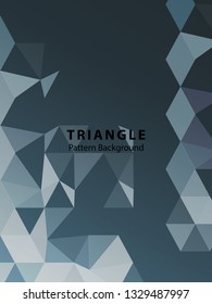 Abstract Triangle Background. Modern Wallpaper. Vector illustration - Vector