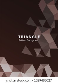 Abstract Triangle Background. Modern Wallpaper. Vector illustration - Vector