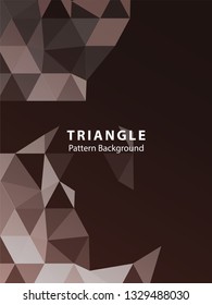 Abstract Triangle Background. Modern Wallpaper. Vector illustration - Vector