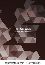 Abstract Triangle Background. Modern Wallpaper. Vector illustration - Vector