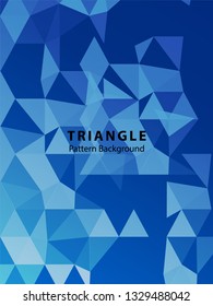 Abstract Triangle Background. Modern Wallpaper. Vector illustration - Vector