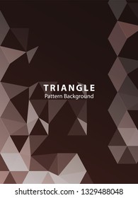 Abstract Triangle Background. Modern Wallpaper. Vector illustration - Vector