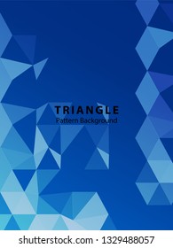 Abstract Triangle Background. Modern Wallpaper. Vector illustration - Vector