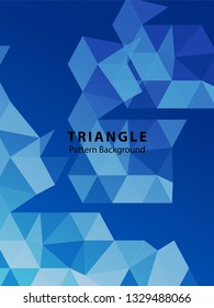Abstract Triangle Background. Modern Wallpaper. Vector illustration - Vector