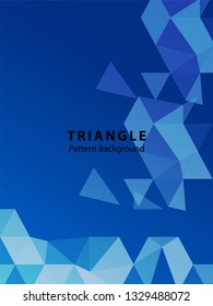 Abstract Triangle Background. Modern Wallpaper. Vector illustration - Vector
