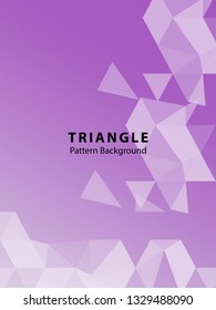 Abstract Triangle Background. Modern Wallpaper. Vector illustration - Vector