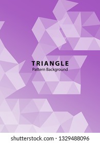 Abstract Triangle Background. Modern Wallpaper. Vector illustration - Vector