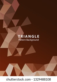 Abstract Triangle Background. Modern Wallpaper. Vector illustration - Vector