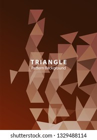 Abstract Triangle Background. Modern Wallpaper. Vector illustration - Vector