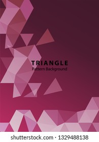 Abstract Triangle Background. Modern Wallpaper. Vector illustration - Vector