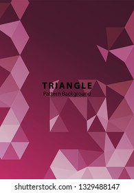 Abstract Triangle Background. Modern Wallpaper. Vector illustration - Vector