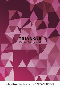 Abstract Triangle Background. Modern Wallpaper. Vector illustration - Vector