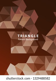 Abstract Triangle Background. Modern Wallpaper. Vector illustration - Vector