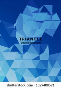 Abstract Triangle Background. Modern Wallpaper. Vector illustration - Vector