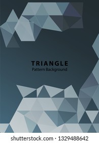Abstract Triangle Background. Modern Wallpaper. Vector illustration - Vector