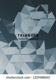 Abstract Triangle Background. Modern Wallpaper. Vector illustration - Vector