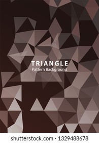 Abstract Triangle Background. Modern Wallpaper. Vector illustration - Vector