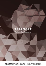 Abstract Triangle Background. Modern Wallpaper. Vector illustration - Vector