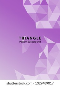 Abstract Triangle Background. Modern Wallpaper. Vector illustration - Vector