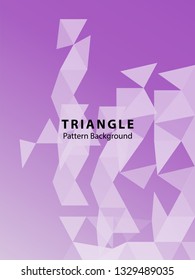 Abstract Triangle Background. Modern Wallpaper. Vector illustration - Vector