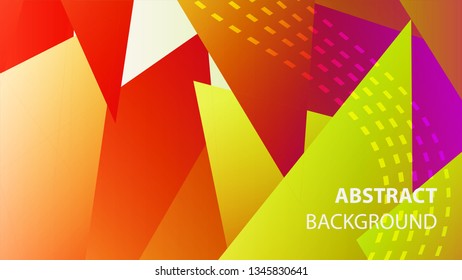 Abstract Triangle Background. Modern Wallpaper. Vector illustration - Vector